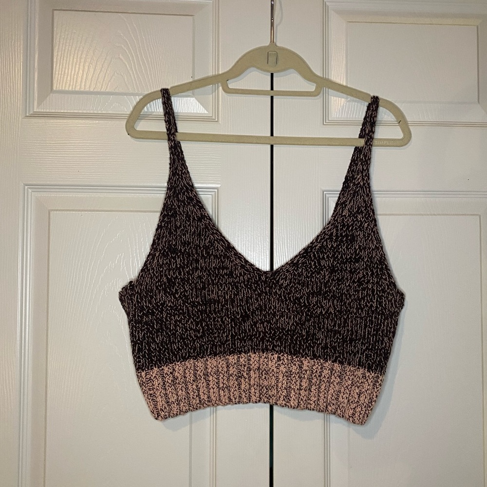 Knit Bralette By Free People - Size XL but can easily fit 18/20